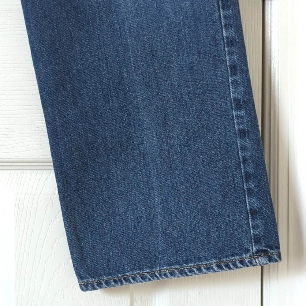 Polo Ralph Lauren 90's Vintage Medium Wash Relaxed Fit Straight Leg Jeans 36x32